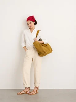 New Alex Mill The Perfect Weekday Tote Golden Khaki