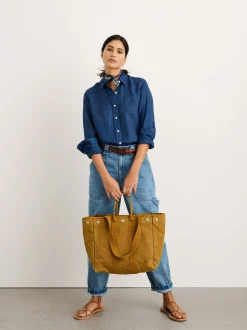 New Alex Mill The Perfect Weekday Tote Golden Khaki