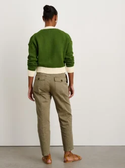 Hot Alex Mill Tipped Nico Cardigan Leaf/Ivory