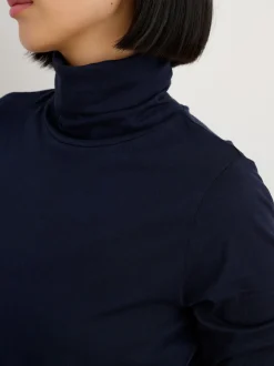 Hot Alex Mill Turtleneck In 40S Jersey Dark Navy