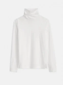 New Alex Mill Turtleneck In 40S Jersey White