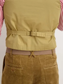 Online Alex Mill Vest In Rugged Corduroy Khaki