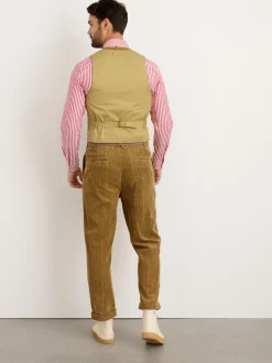 Online Alex Mill Vest In Rugged Corduroy Khaki