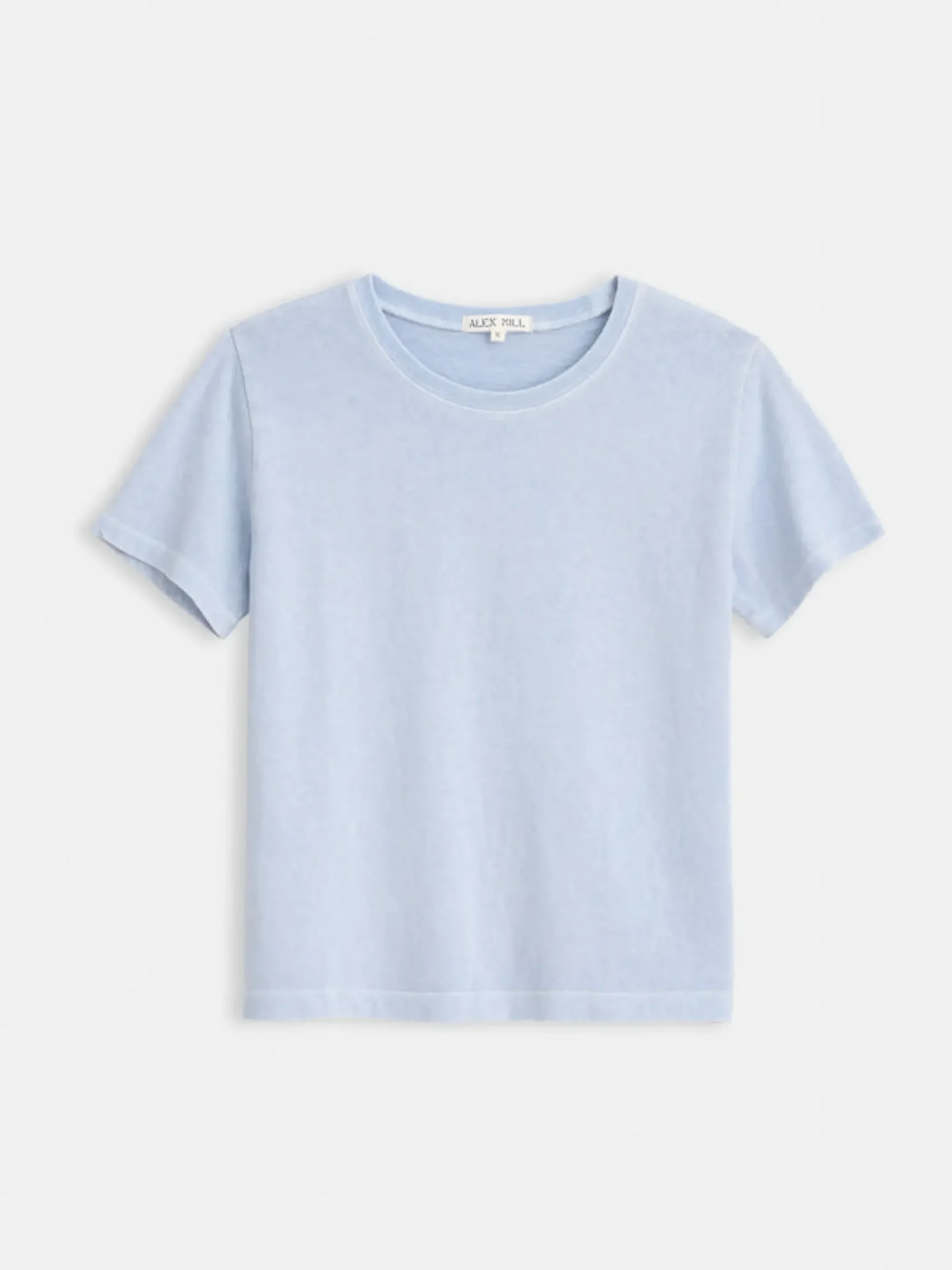 Outlet Alex Mill Vintage Wash Crewneck Tee Calm Blue
