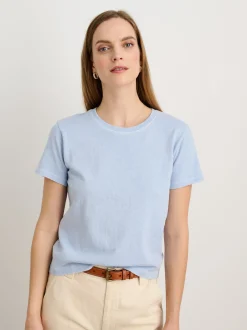 Outlet Alex Mill Vintage Wash Crewneck Tee Calm Blue