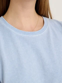Outlet Alex Mill Vintage Wash Crewneck Tee Calm Blue
