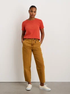 Sale Alex Mill Vintage Wash Crewneck Tee Chili