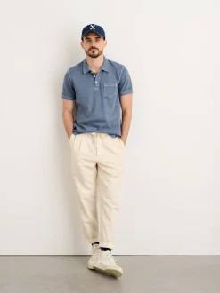 Best Alex Mill Vintage Wash Polo Faded Blue