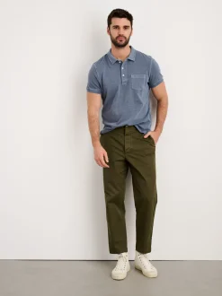 Best Alex Mill Vintage Wash Polo Faded Blue