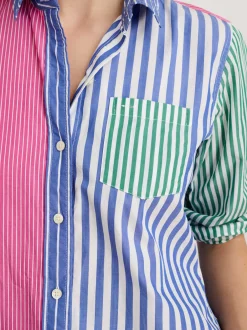 Outlet Alex Mill Wyatt Shirt In Mixed Stripe