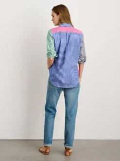 Outlet Alex Mill Wyatt Shirt In Mixed Stripe