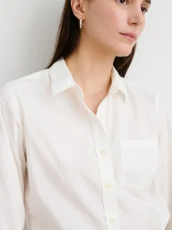 New Alex Mill Wyatt Shirt In Solid White