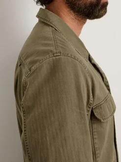 Fashion Alex Mill Zip Jumpsuit In Herringbone Faded Olive