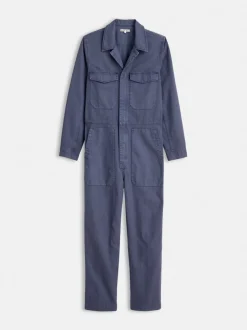 Best Alex Mill Zip Jumpsuit In Herringbone Storm Blue