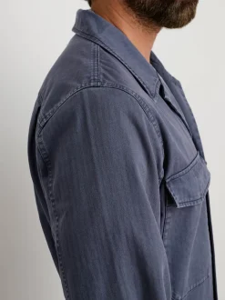 Best Alex Mill Zip Jumpsuit In Herringbone Storm Blue